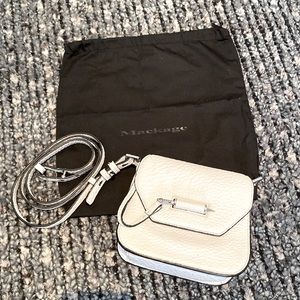 Mackage White Leather Purse